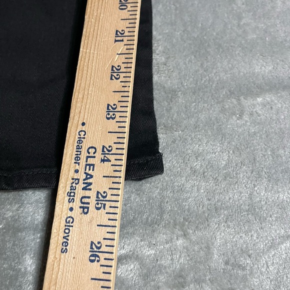 GAP Overalls Womens 25 Slouchy Crop‎ Kick Jean Black Denim Boho - Picture 2 of 5